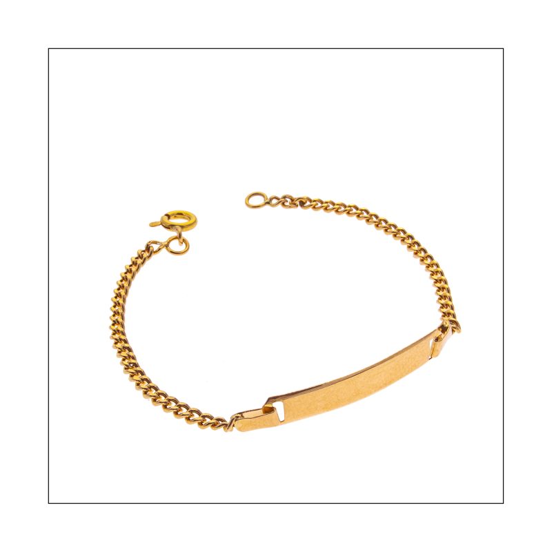 دستبند طلایی کارتیه نوزادی